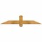 Ekena Millwork Eugene Rough Sawn Timber Gable Bracket, Western Red Cedar, 48"W x 10"H x 4"D x 4"F, 5/12 Pitch GBW048X10X0404EUG00RWR - alternate 1